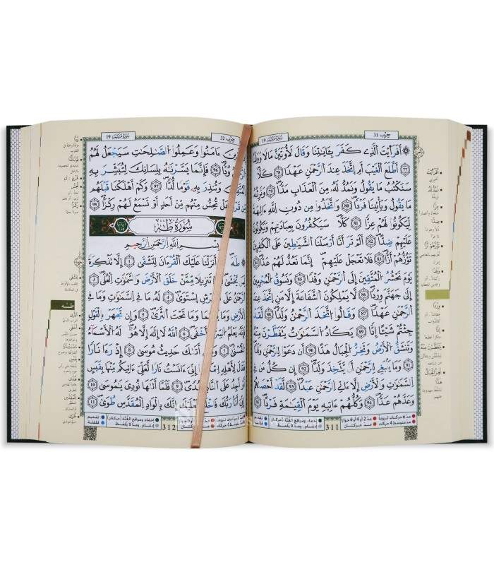 Quran QALOON with Tajweed rules (with indexes)