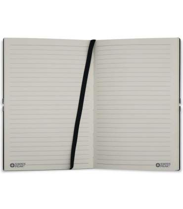 A5 Deluxe Flexible Softcover Black Notebook with golden calligraphy